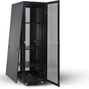 RACK 38 UNIDADES 19"  ABIERTO  juego de ruedas INCLUIDO  (DESARMADO) REGUVOLT