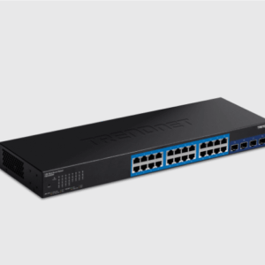 SWITCH 24 PUERTOS GIGA  4 SFP+ 10G ADMINISTRABLE Trendnet