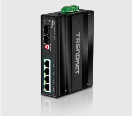 INDUSTRIAL SWITCH 4 POE+ 2 SFP DE 12 A 56V Trendnet