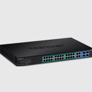 SWITCH 24 POE+ 4 SFP 4 RJ45GIGA ADMINISTRABLE RACKEBALE Trendnet