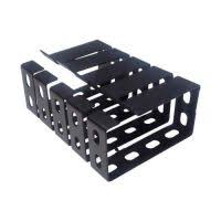 ORGANIZADOR DE CABLES VERTICAL DE 5 ANILLAS METALICO REGUVOLT