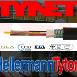 FIBRA OPTICA MULTIMODO 12 HILOS OM3 LSZH ANTIRROEDOR ACERO BOBINA 4 KMS HELLERMANN