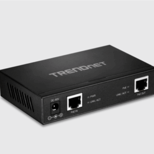 EXTENSOR POE GIGABIT HASTA 52W FUENTE 1 POE IN 1 POE OUT 200MTS Trendnet