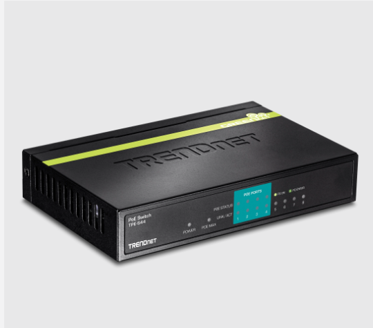 SWITCH 8 PUERTOS 4 POE 4 NOPOE Trendnet