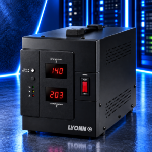 LYONN ESTABILIZADOR ELEVADOR 4 SALIDAS EN 220V MODELO TCA-3000NV