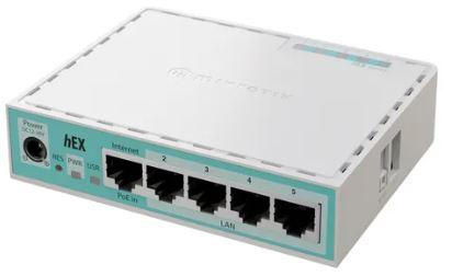 RB MIKROTIK E50UG 5 ETH GIGABIT LVL 4 C/CASE Y FUEN