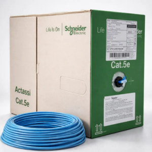 ROLLO CABLE UTP CAT 5E INTERIOR 100% COBRE ACTASSI AZUL