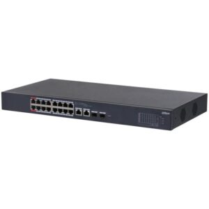 SWITCH DAHUA 16 PUERTOS POE 2 SFP CLOUD ADM 135W