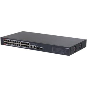 SWITCH DAHUA 24 PUERTOS POE 2 SFP CLOUD ADM 240W