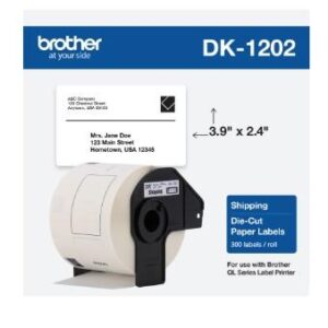 ACC.BROTHER Etiquetas autoadhesivas de papel 62X100M