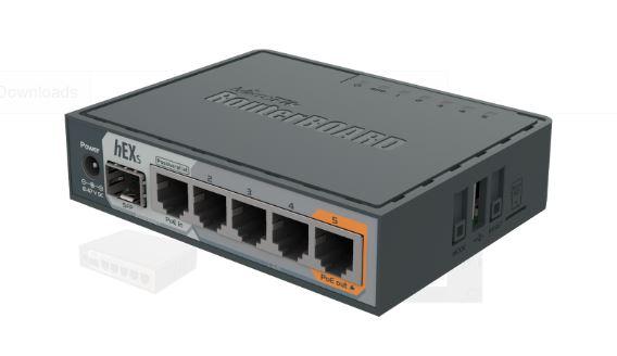 RB MIKROTIK 760iGS HEX-S 5P GB+USB POE OUT P5 S/F
