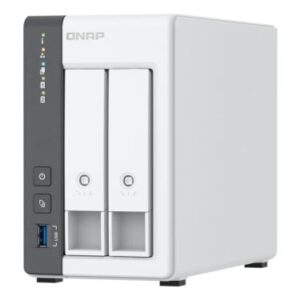 STORAGE QNAP NAS 2-BAY 4 CORE 1.7GHZ 1GB 2PORT1G