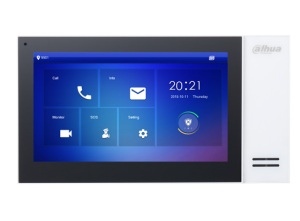 PORTEROS DAHUA PANTALLA IP TACTIL BLANCA P/PORTERO