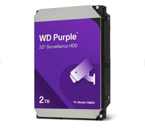 WD UNIDAD DE DISCO DURO PURPLE 2TB VIGILA