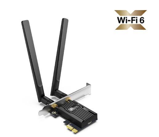 PLACA RED TP LINK ADAPTADOR WIFI-6 BLUETOOTH PCIE AX3000