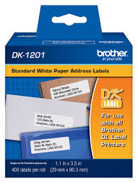 ACC.BROTHER Etiquetas autoadhesivas de papel 29X90M