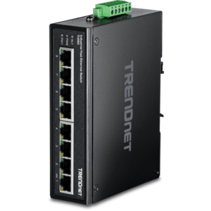 8-Port Industrial Fast Ethernet DIN-Rail Switch Trendnet