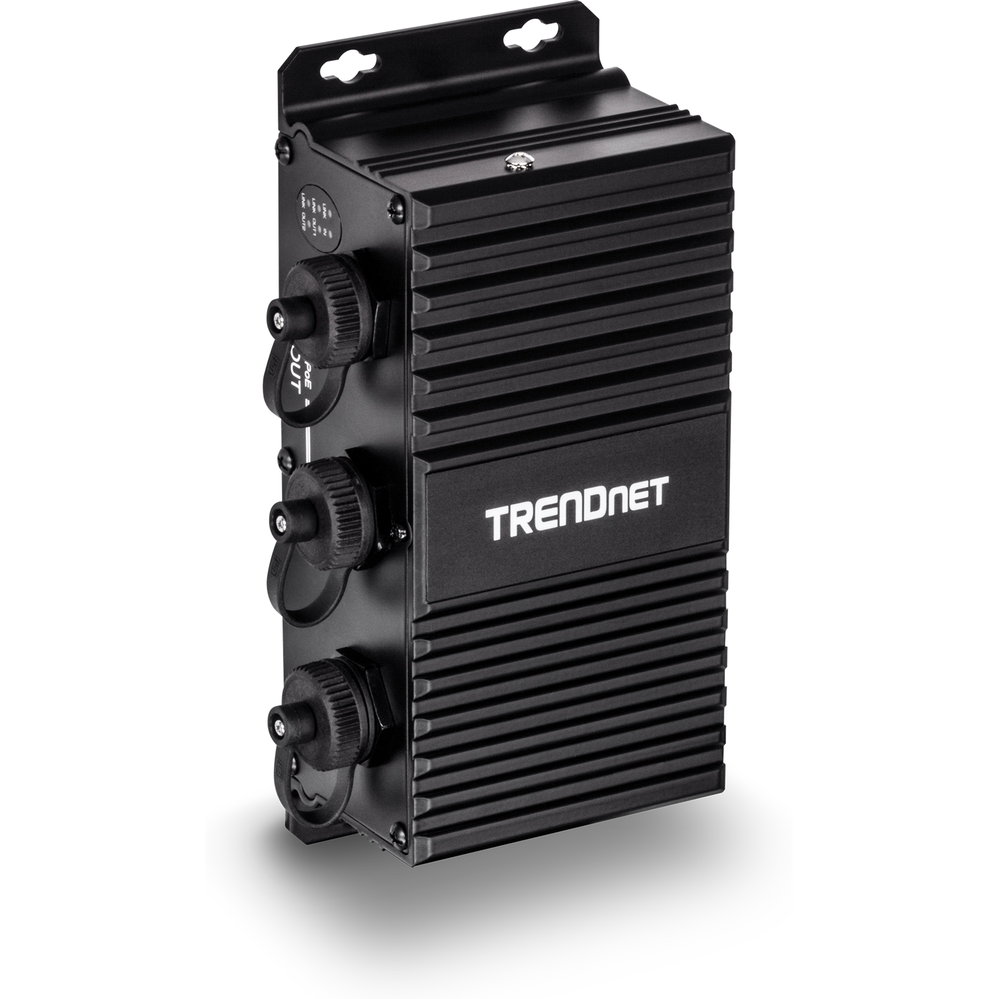 2-Port Industrial Outdoor Gigabit UPoE Extender Trendnet