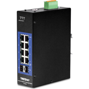 10-Port Industrial Gigabit L2 Managed DIN-Rail Switch Trendnet