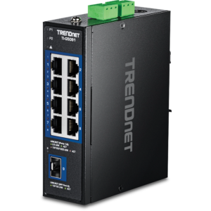 9-Port Industrial 2.5G DIN-Rail Switch with 10G SFP+ Port Trendnet