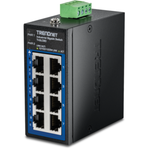 8-Port Industrial Gigabit DIN-Rail Mini Switch Trendnet