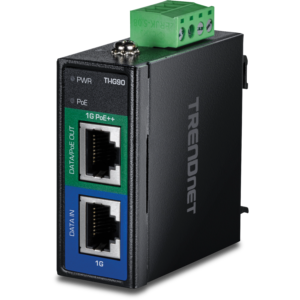 Hardened Industrial 90W Gigabit 4PPoE Injector Trendnet
