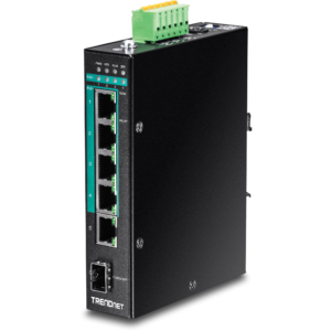 5-port Hardened Industrial Gigabit PoE+ Switch Trendnet