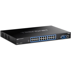 26-Port Industrial Gigabit L2 Managed Rackmount Switch Trendnet