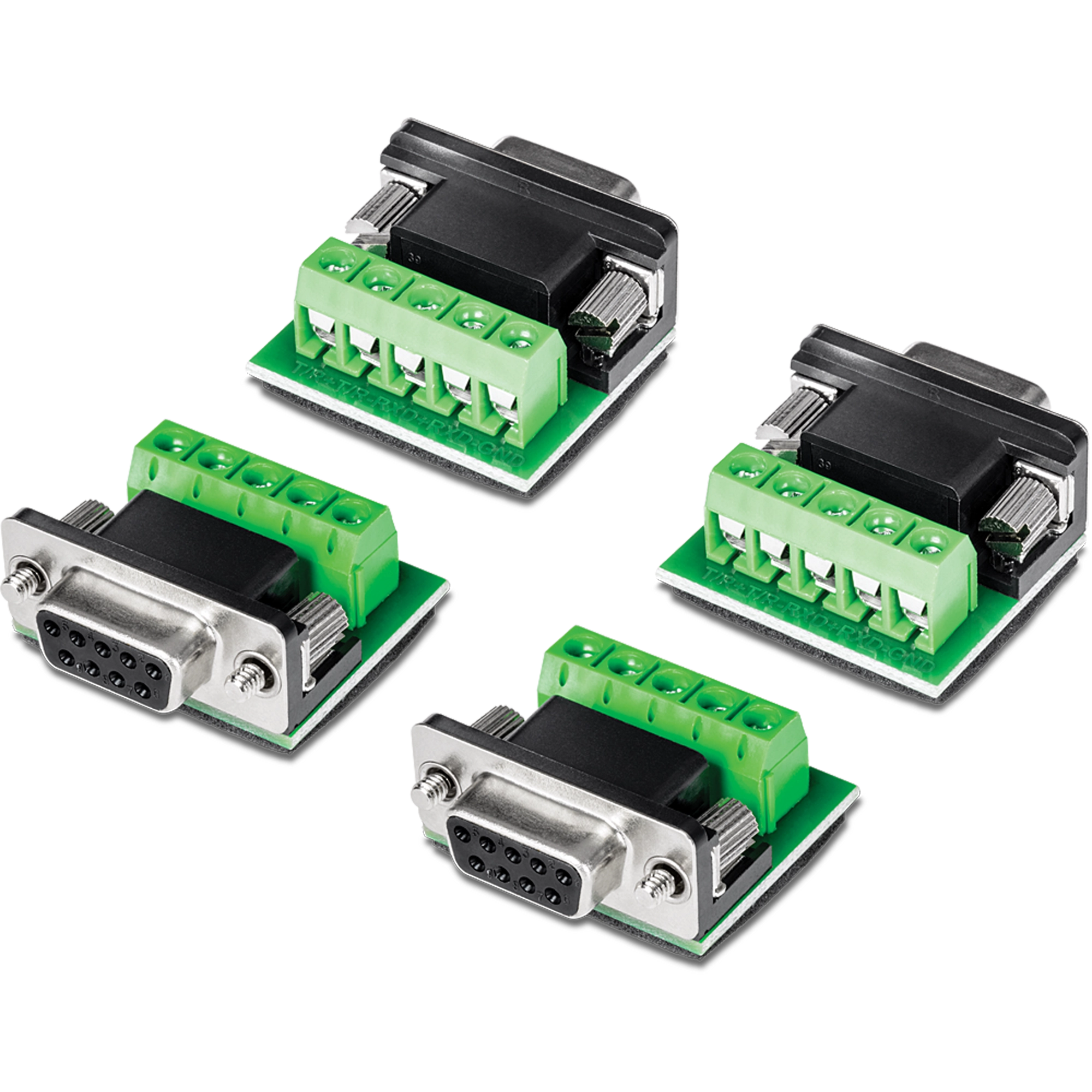 RS232 to RS422/RS485 Converter Adapter (4-Pack) Trendnet