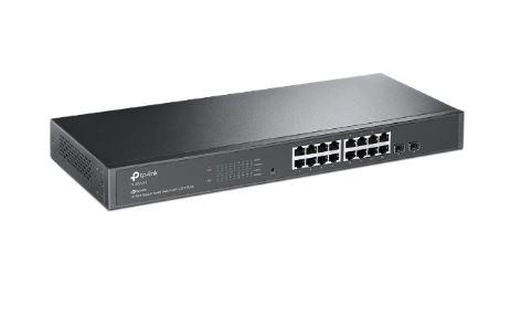 SWITCH TP LINK 16 PUERTOS GB SMART 2SFP