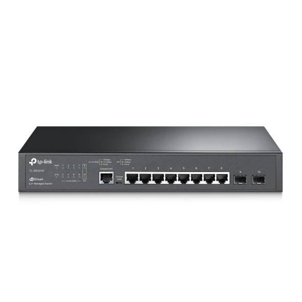 SWITCH TP LINK 8 PUERTOS GB JETSTREAM L2 + 2 SFP