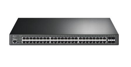 SWITCH TP LINK 48 PUERTOS GIGABIT L2 ADM 4SFP 10GB POE+