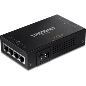 65W 4-Port Gigabit PoE+ Injector Trendnet