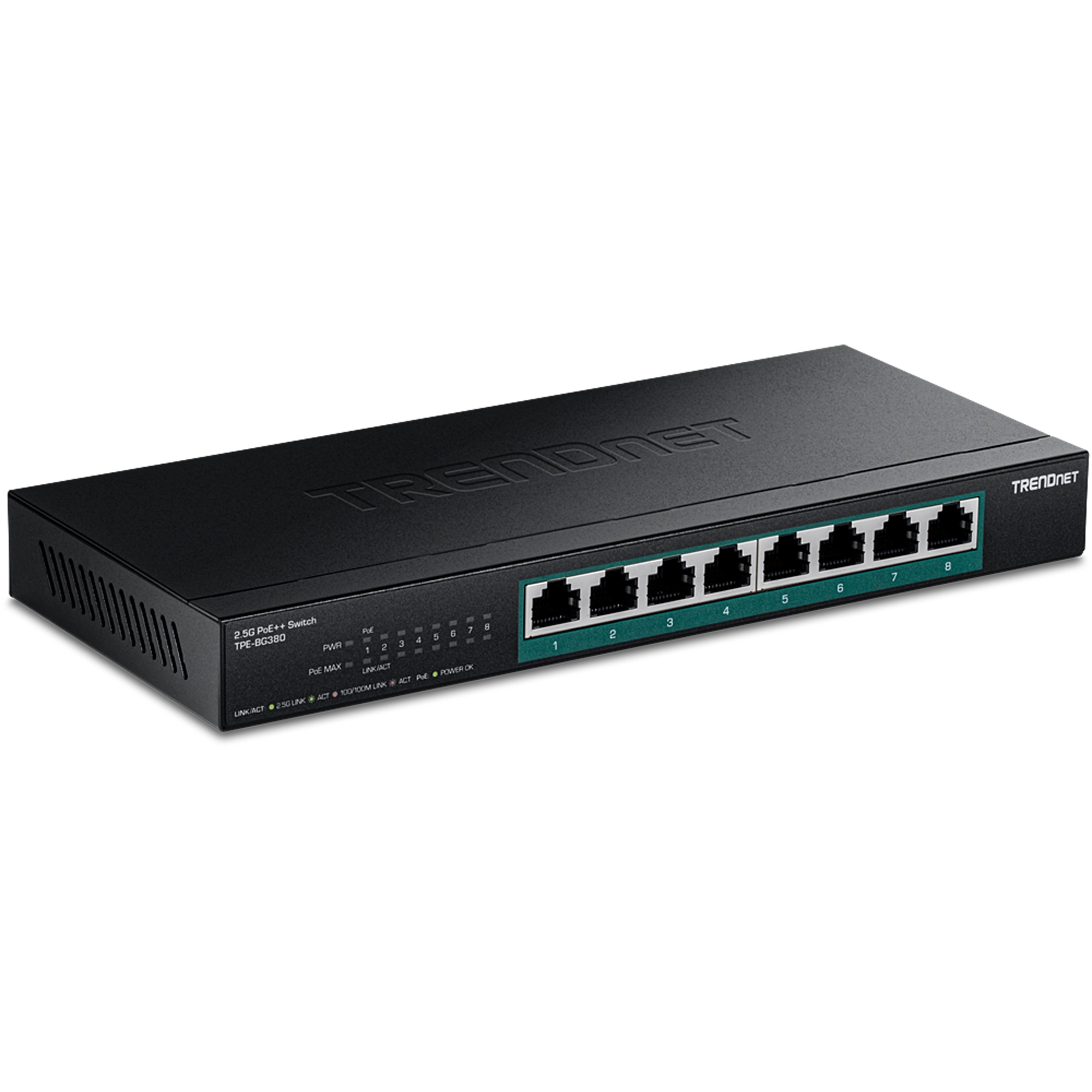8-Port 2.5G PoE++ Switch Trendnet
