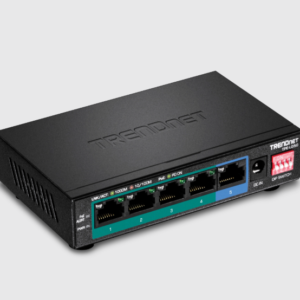 5-Port Gigabit Long Range PoE+ Switch Trendnet