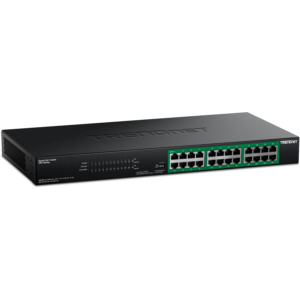 24-port GREENnet Gigabit PoE+ Switch (370W) Trendnet
