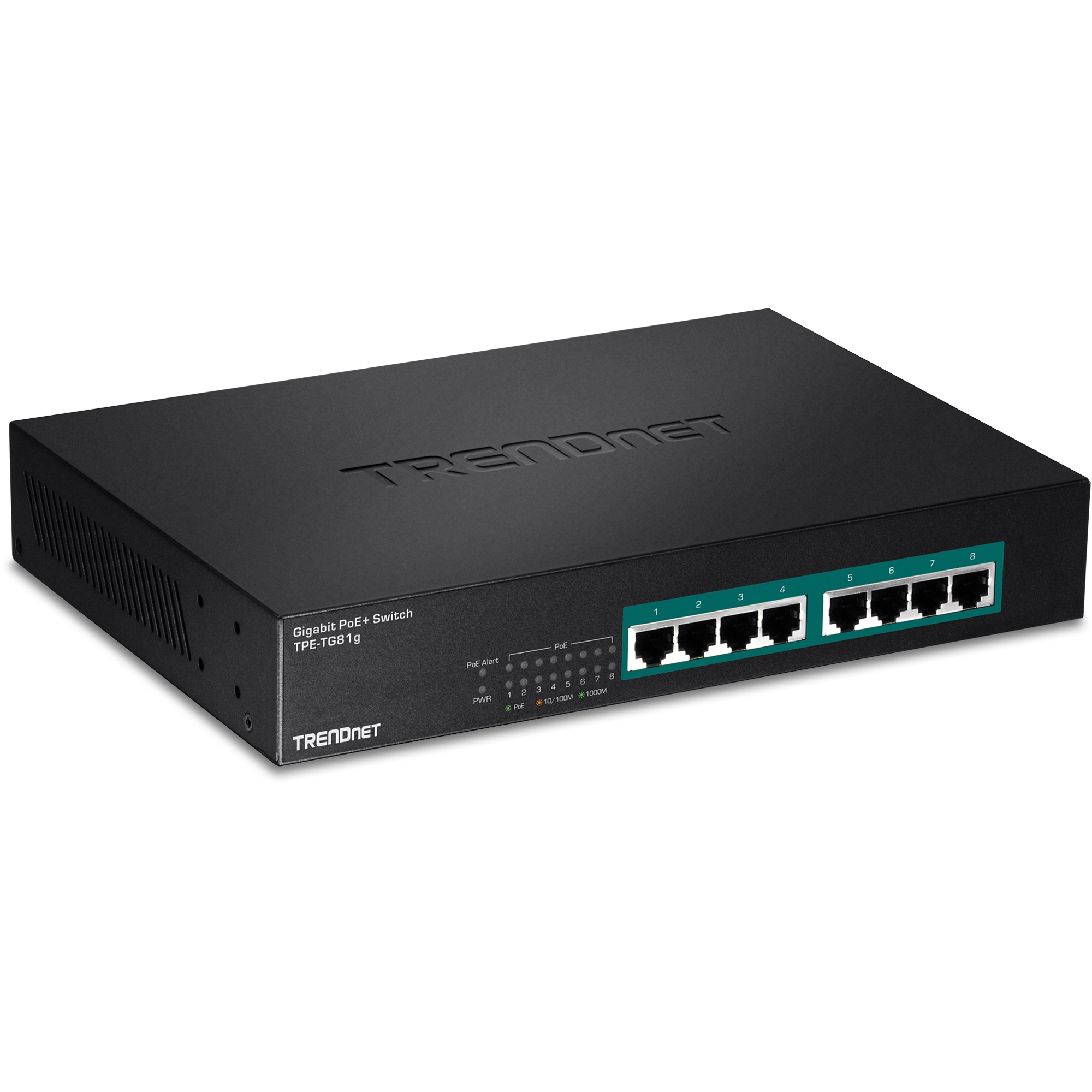 8-port Gigabit PoE+ Switches (105W) Trendnet