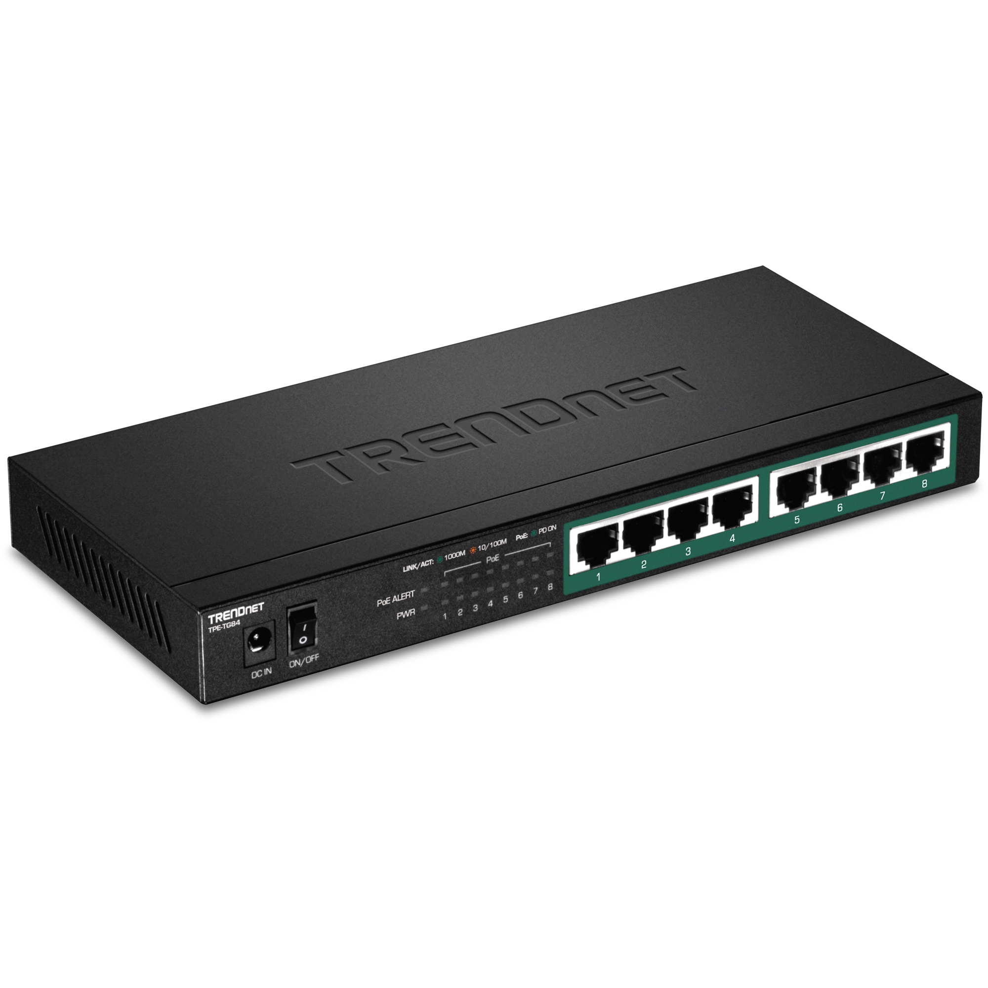 8-Port Gigabit PoE+ Switch (120W) Trendnet