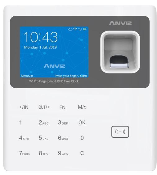 C.ASIST ANVIZ HUELLA RFID PIN 3000 USER CLOUD S/F WIFI