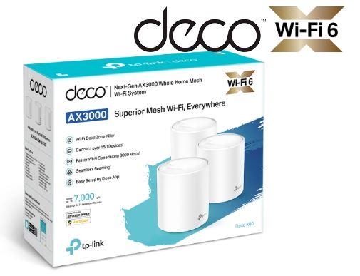 TP LINK WHOLE-HOME MESH WIFI6 SYSTEM AX5400 3PCS