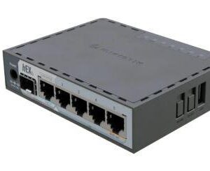 RB MIKROTIK E60UG 5 ETH GIGABIT LVL 4 C/CASE Y FUEN