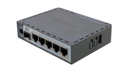 RB MIKROTIK E60UG 5 ETH GIGABIT LVL 4 C/CASE Y FUEN