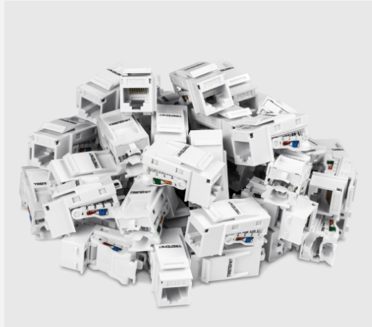JACK CATEGORIA 6 PACK DE 50 UNIDADES BLANCO Trendnet