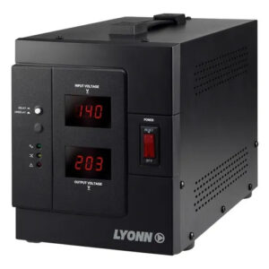 LYONN ESTABILIZADOR ELEVADOR 4 SALIDAS EN 220V MODELO TCA-3000NV