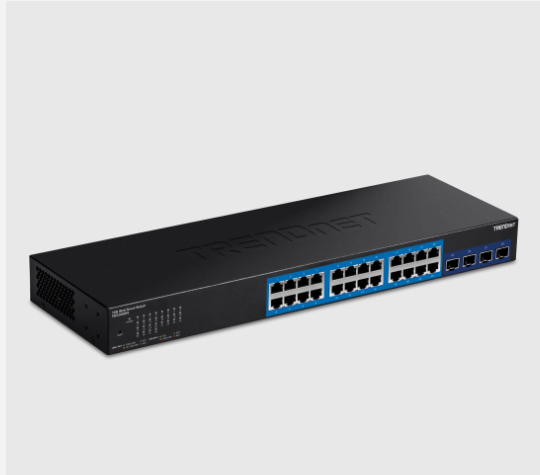 SWITCH 24 PUERTOS GIGA 4 SFP+ 10G ADMINISTRABLE Trendnet