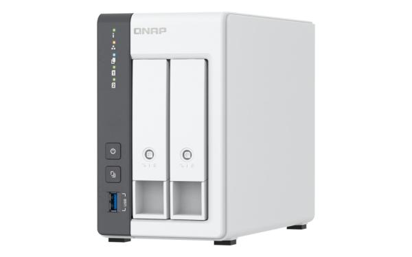 STORAGE QNAP NAS 2-BAY 4 CORE 1.7GHZ 1GB 2PORT1G
