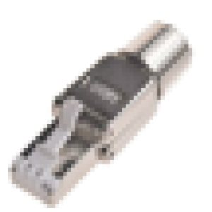 Cat.8 Shielded RJ45 Modular Plug compatible with Cat.8 S/FTP cable. Designed for high-speed Ethernet applications up to 2000 MHz and 40 Gbps. Field termination version when available. Metal housing with excellent EMI protection. Hellermann