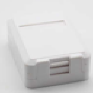 Cat.8 Surface BoxSingle Port Surface Mount Box compatible with Cat.8 Keystone Jack installations. Designed for exposed cable routing and easy field installation. Hellermann