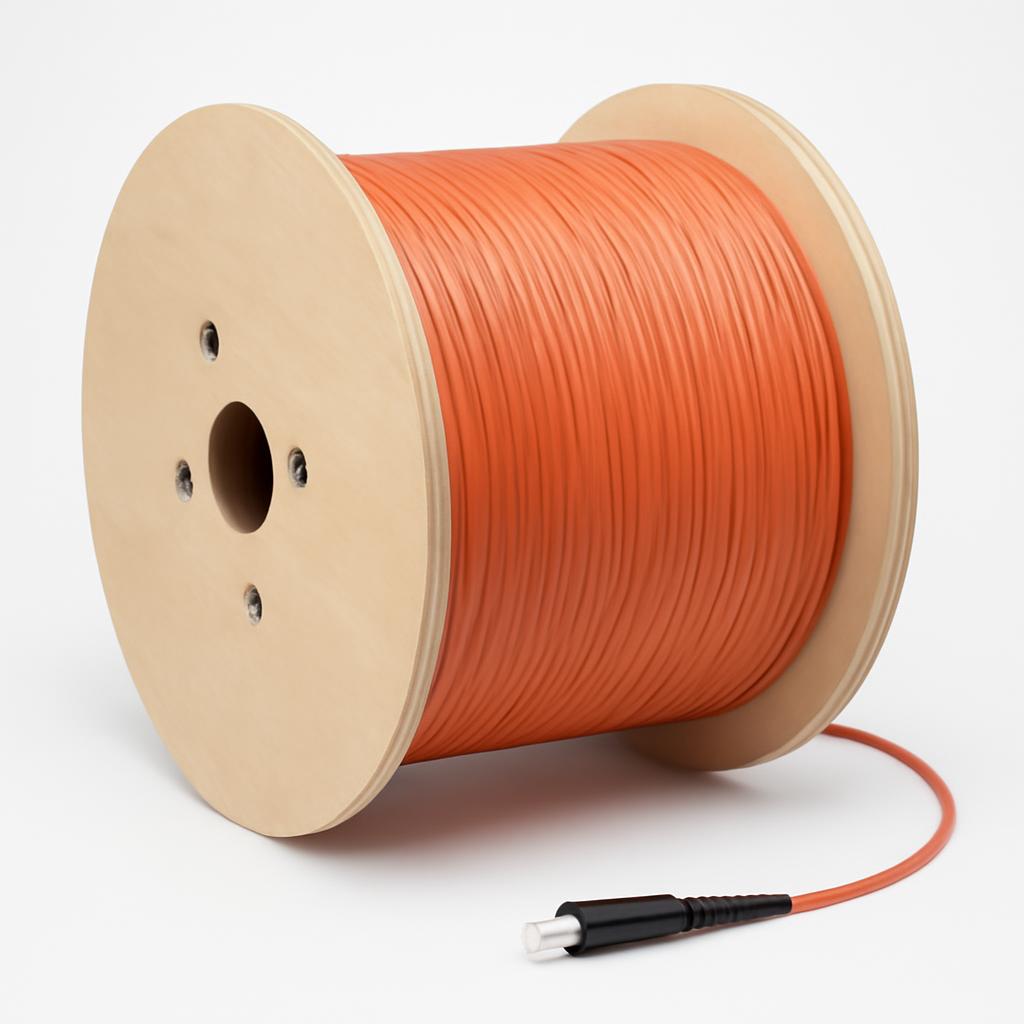 Drop Round Cable SM Dielectrico 1FO / 2000 Mts Drumm Hellermann