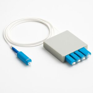 WAN - PLC Splitter 1:4 G652D 4x5x50mm 1,5mts Sin/Conect Hellermann
